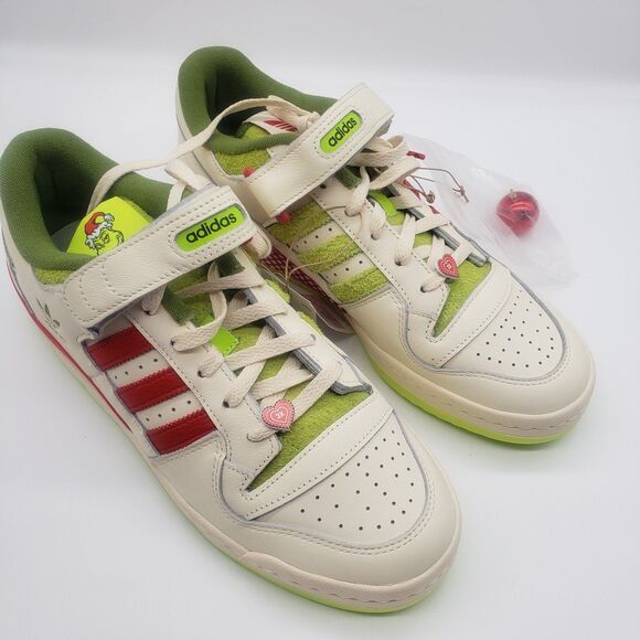 Adidas Forum Low x The Grinch (ID3512) - Limited Edition Holiday Sneakers, - Picture 4 of 10